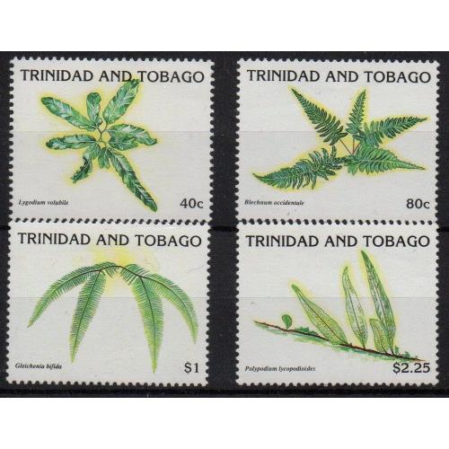 Trinidad Et Tobago Timbres Plantes 1991