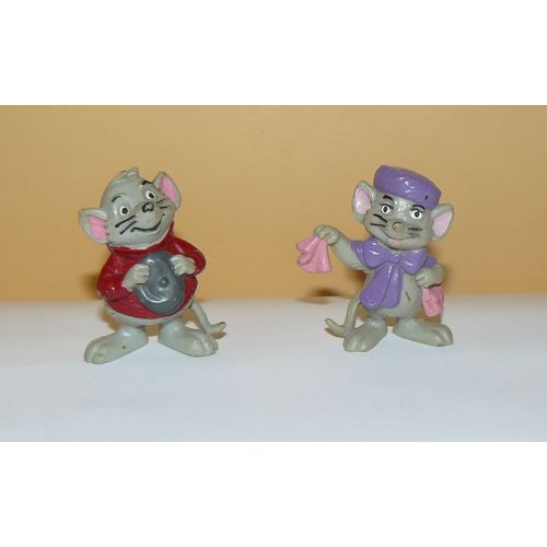 Lot De 2 Figurines Bernard Et Bianca - Bullyland