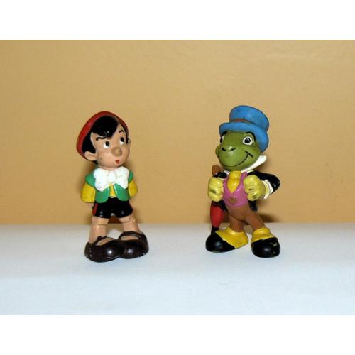 Lot De 2 Figurines Pinocchio Et Jiminy Cricket - Bullyland
