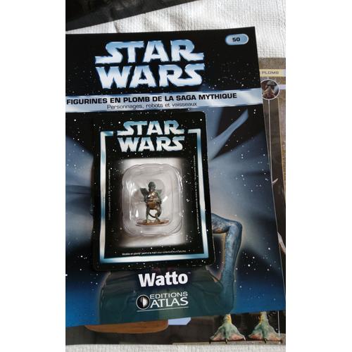 Figurine Star Wars En Plomb N° 50 : Watto Avec Fiche Et Fascicule Atlas