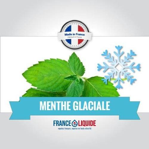 E-liquide 10 ml arôme concentré menthe glaciale fabriqué en France.