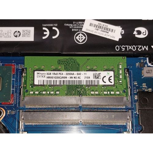 Mémoire DDR4 SODIMM 8Go 3200Mhz C22 SK Hynix compatible freebox delta