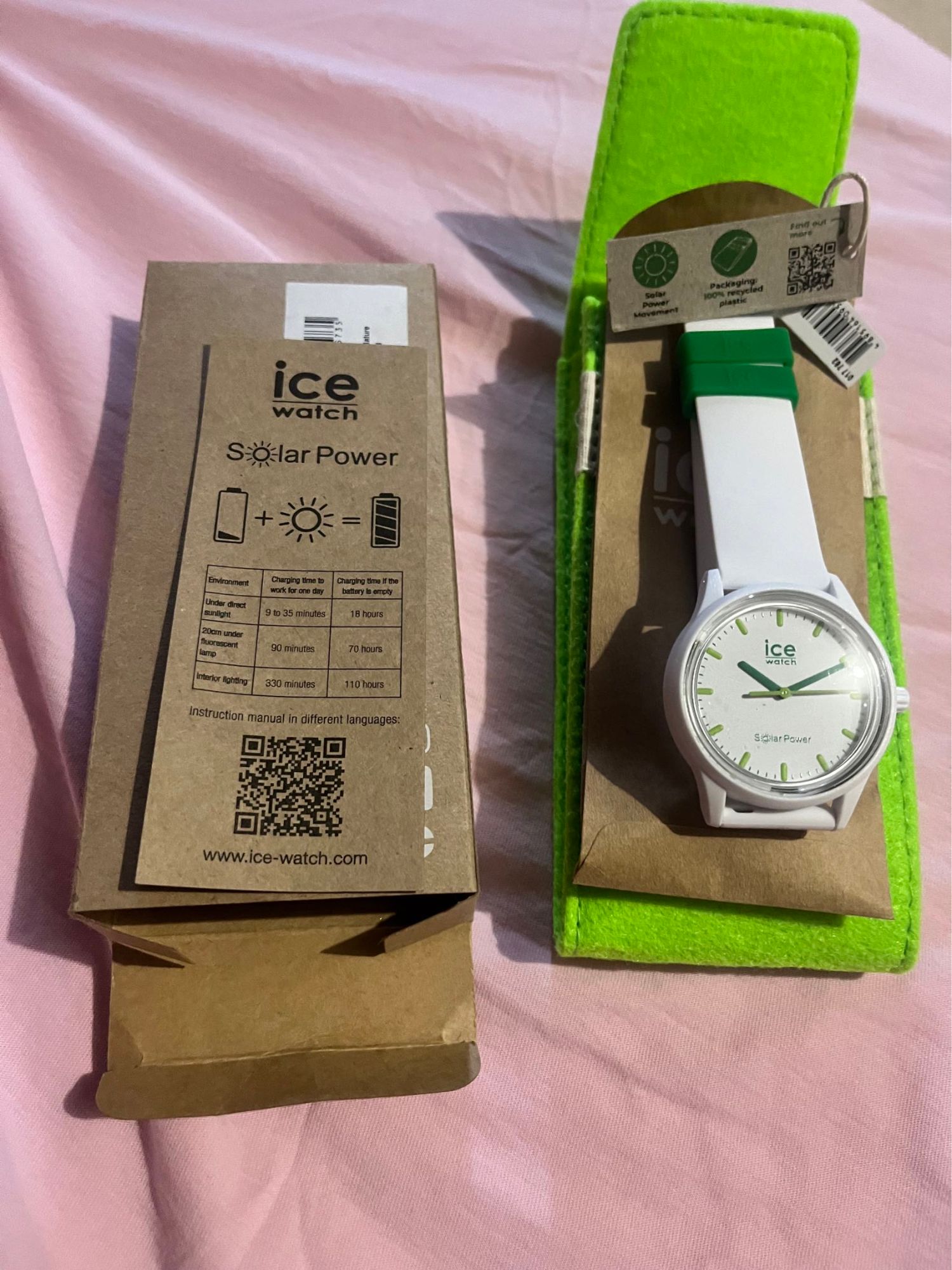 Montre Femme ICE-WATCH en Silicone Blanc Etanche