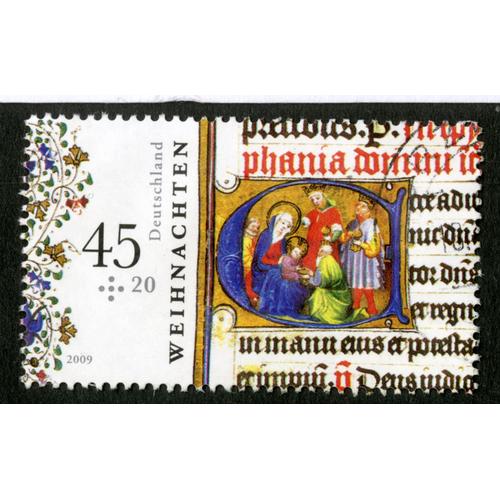 Timbre Oblitéré Deutschland, Weihnachten, 2009, 45, 20