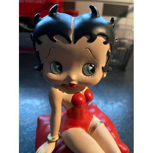 Figurine Betty Boop, Tropico Diffusion, 1998, Résine, Excellent État, Hauteur 13 Cm, Largeur 7,5 Cm, Profondeur 10,5 Cm