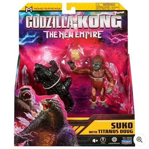 Monsterverse Godzilla X Kong: The New Empire 8cm Suki With Titanus Doug Figures