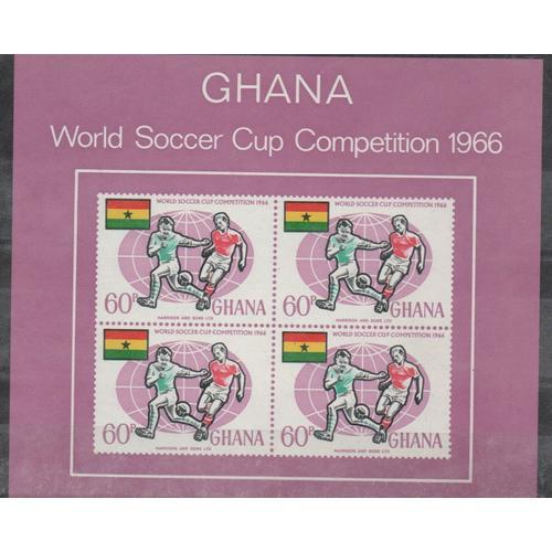 Ghana Bloc Coupe Du Monde De Football 1966