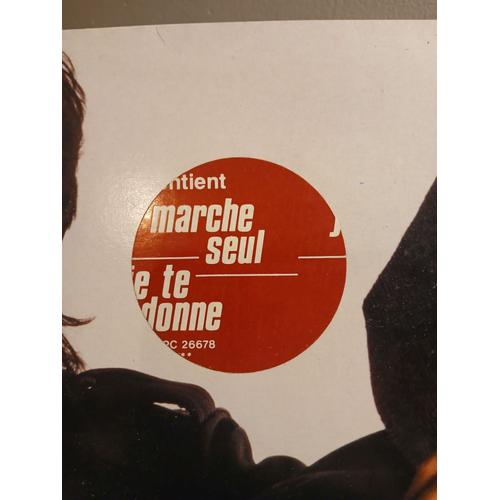 Jean Jacques Goldman Je Marche Seul Vinyle 33 Tours. Defaut De Sticker Le Sticker "Contient..." Est Mal Découpé