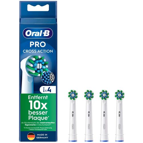 Tête de rechange Oral-B Pro Cross Action 4 Unités