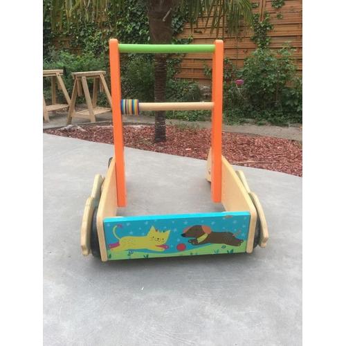 Chariot De Marche En Bois / Trotteur Toysrus