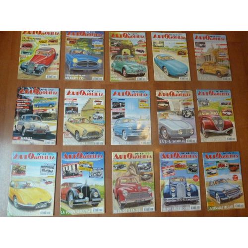 Magazines Automobilia , Du N° 1 Au 83 , Vendus À L'unité