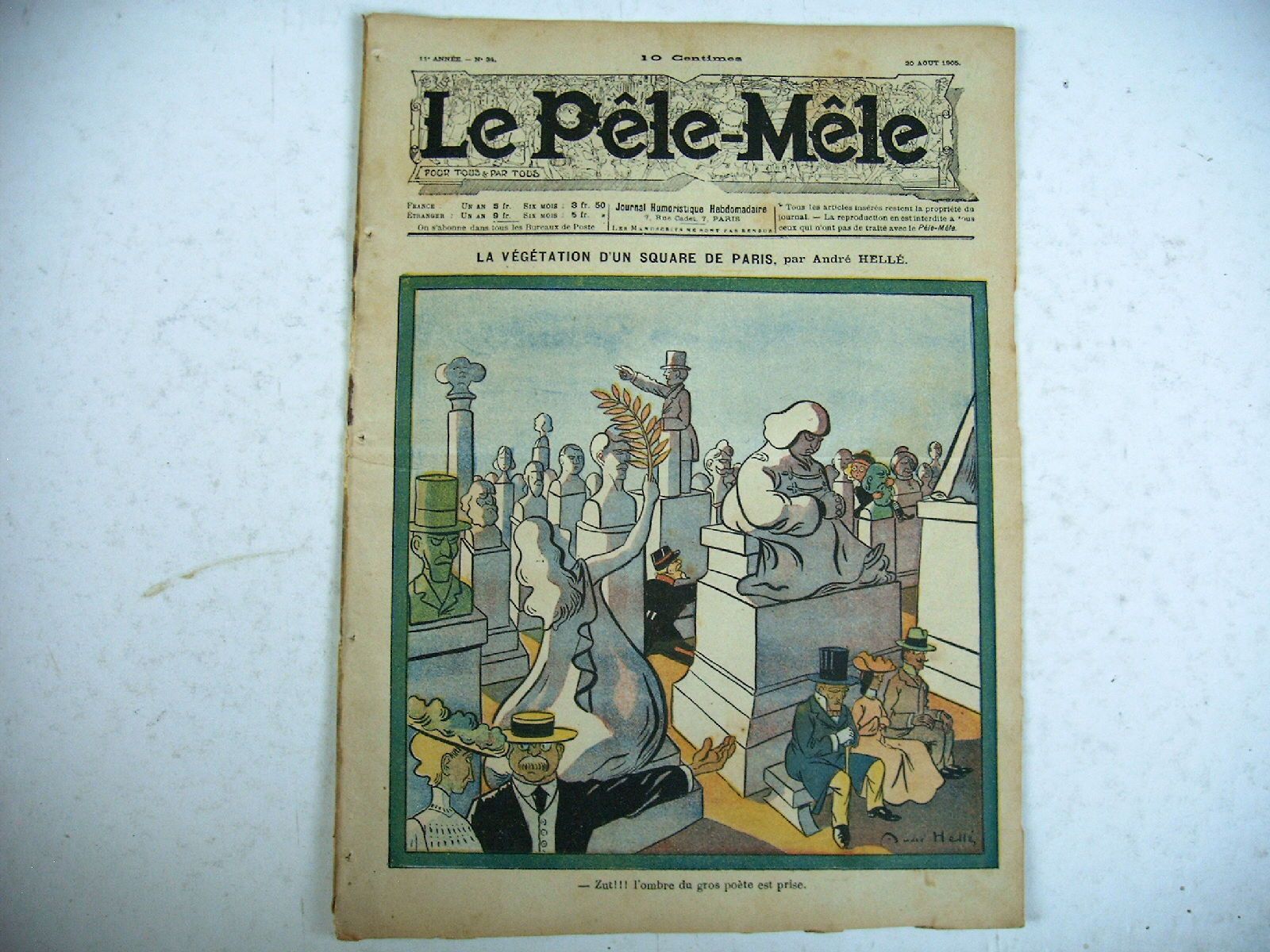 Le Pele Mele N° 34 - 1905 Dessins Rabier Hellé Kern Etc