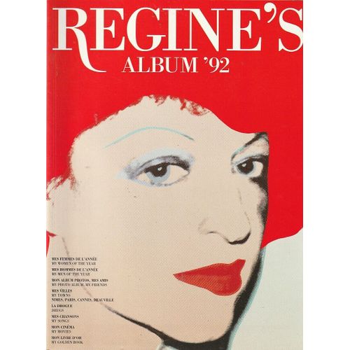 Régine's Album 1992 Anne D Ornano/Ignes De La Fressange/Marie Sara/Johnny Hallyday/Brialy/Mitchell/Vartan/Lalanne/Gainsbourg/Le Luron/Birkin/Serge Lama/Paradis/Roch Voisine