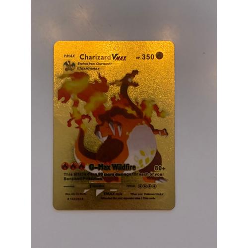 Carte Pokémon Charizard Vmax Gold 143/293 