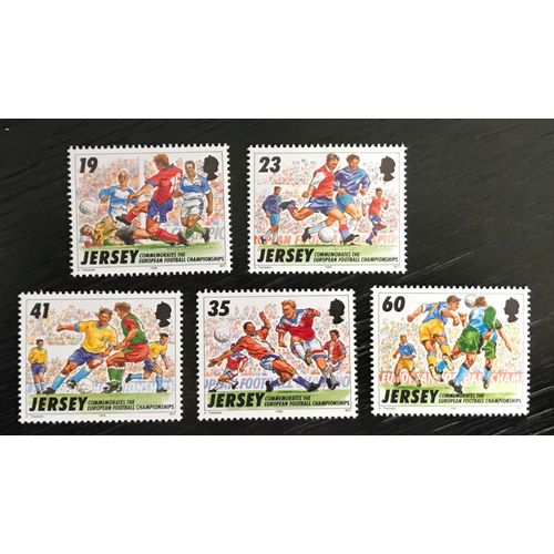 Lot De 5 Timbres Jersey 1996