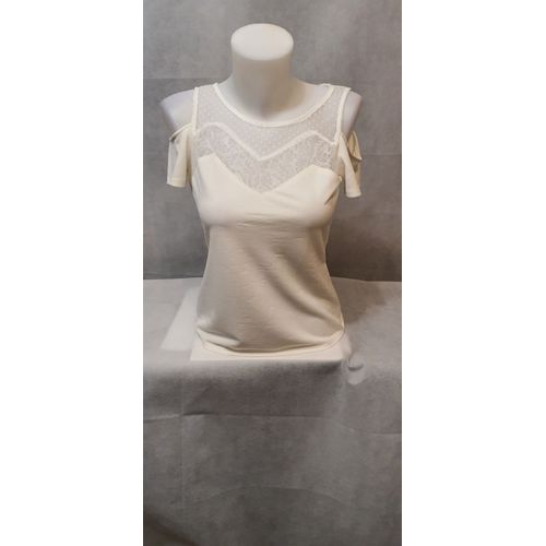 Top Blanc Femme Jus D'orange Paris Taille 40