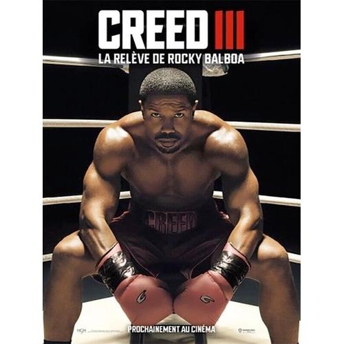 Creed 3 : La Relève De Rocky Balboa - Véritable Pré-Affiche De Cinéma Roulée - Format 40x60 Cm - De Denis Villeneuve Avec Michael B. Jordan, Jonathan Majors, Tessa Thompson, Phylicia Rashad - 2023