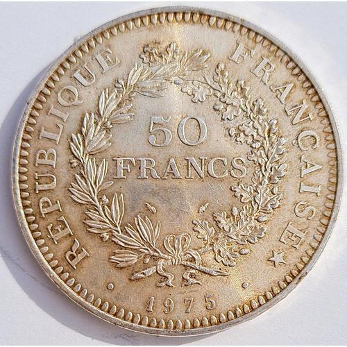 Pièce De 50 Frs France - Hercule - Année 1975 - Parfait Etat