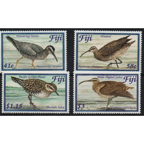 Fidji Timbres Les Oiseaux 2004