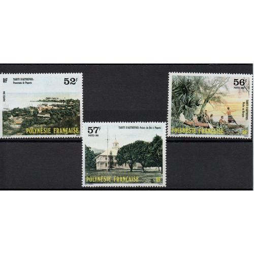 Polynésie Française Timbres Tahiti D'autrefois 1986