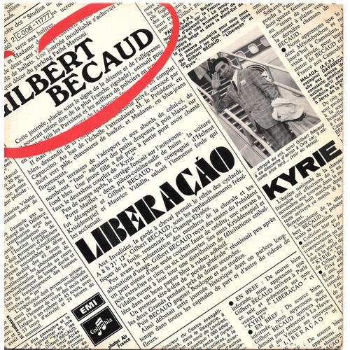 Gilbert Bécaud : Liberaçáo / Kyrie [Vinyle 45 Tours 7"] 1971