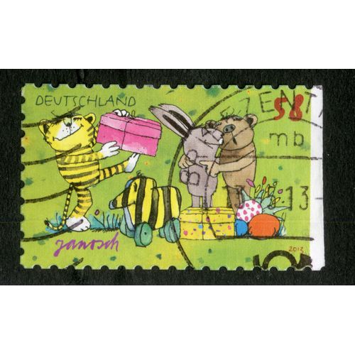 Timbre Oblitéré Deutschland, Janosch, 2013, 58