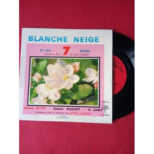 45 Tours "Blanche Neige Et Les 7 Nains"