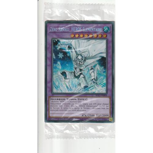 Carte Yu-Gi-Oh - Zéro Asolu Héros Elémentaire - Blc1-Fr004 - Secrète Rare Sous Blister -