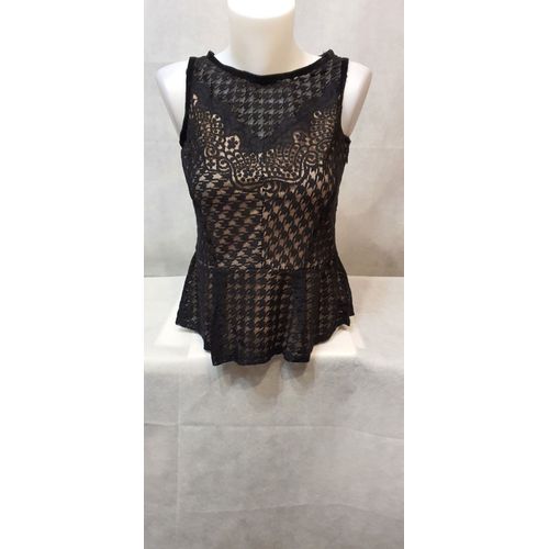 Top Noir Femme Jus D'orange Paris Taille 40