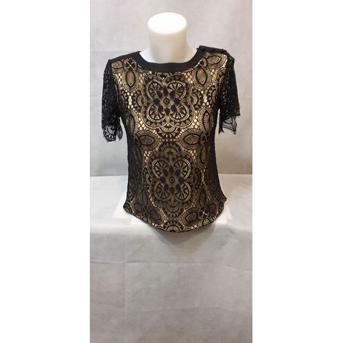 Top Noir Femme Jus D'orange Paris Taille 38