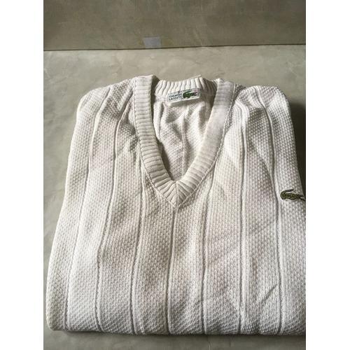 Pull Lacoste Blanc - Taille 5