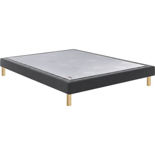 Sommier Epeda Noyer 180x200 Jersey Gris Foncé.