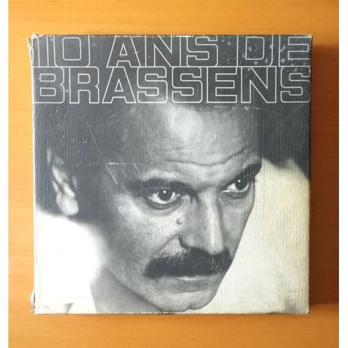 Coffret 6 Lps Georges Brassens : 10 Ans De Brassens - Philips - 1963