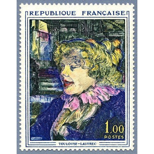 France 1964, Très Beau Timbre Neuf** Luxe Yvert 1426, Oeuvre De Toulouse Lautrec, "L'anglaise Du Star Au Havre",