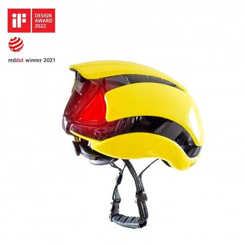 Casque Vélo Route Lumineux Intelligent Jaune