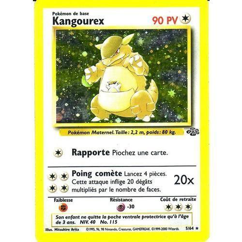 Pokemon - Jungle - Kangourex - 5/64 - 90pv - Rare/Holo