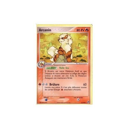 Pokemon - Ex Tempête De Sable - Arcanin - 15/100 - 80pv - Rare