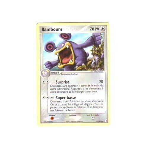 Pokemon - Ex Gardiens De Cristal - Ramboum - 23/100 - 70pv - Rare