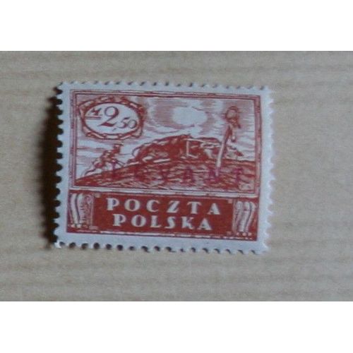 Timbre Pologne (Indication Levant En Surimpression)