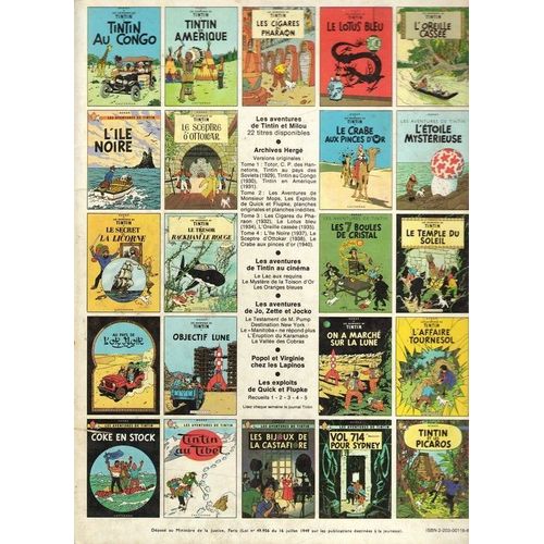 Les Aventures De Tintin - Tome 19 - Coke En Stock