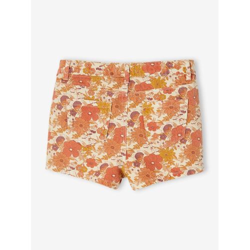 Short À Fleurs Fille (Vertbaudet)