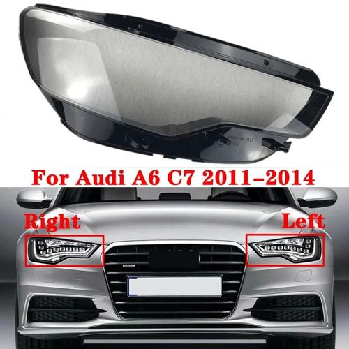 Couverture De Phare Droit De Voiture Transparent Abat-Jour Couvercle De Phare Coquille Masque Lentille Pour- A6 C7 2011-2014