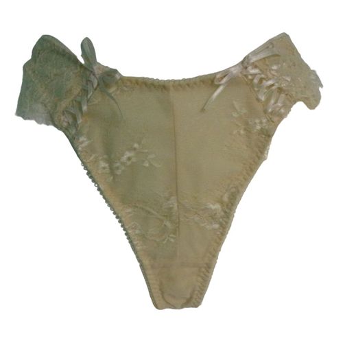 Charlott' Lingerie String Jaune