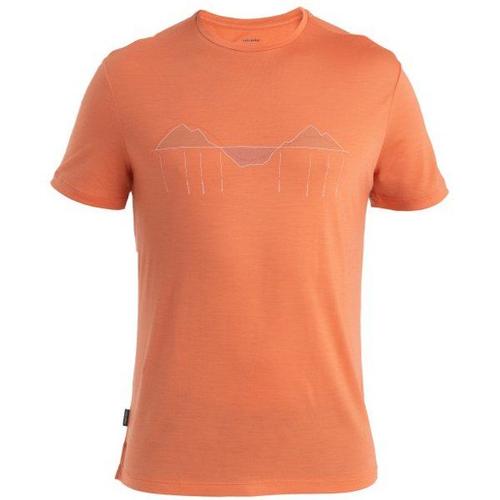 Merino 125 Cool-Lite Sphere Iii S/S Trail Climb T-Shirt En Laine Mérinos Taille Xxl, Orange