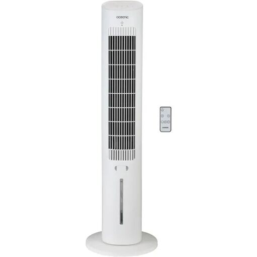 Ventilateur rafraîchisseur d¿air OCEANIC 60 W, tour 97,5 cm, blanc