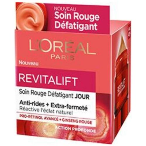 Crème Visage Anti-Rides Rouge Défatiguant Au Ginseng Revitalift  50ml 