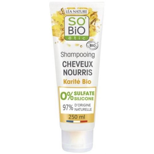 Shampoing Nourrissant Au Karité Cheveux Secs À Très Secs So'bio Etic 250ml 