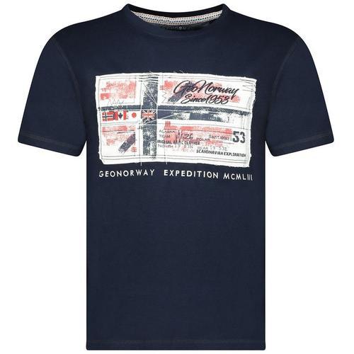 T-Shirt Homme Geo Norway Jiname Marine: L