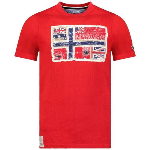 T-Shirt Jpepe Geographical Norway Rouge: S