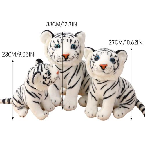 [Yue Xinghui] (La Propriété Intellectuelle A Été Traitée) Simulation Petit Tigre Poupée En Peluche (Plus Jouet * 1 Pièces) Tigre Jaune 27 Cm